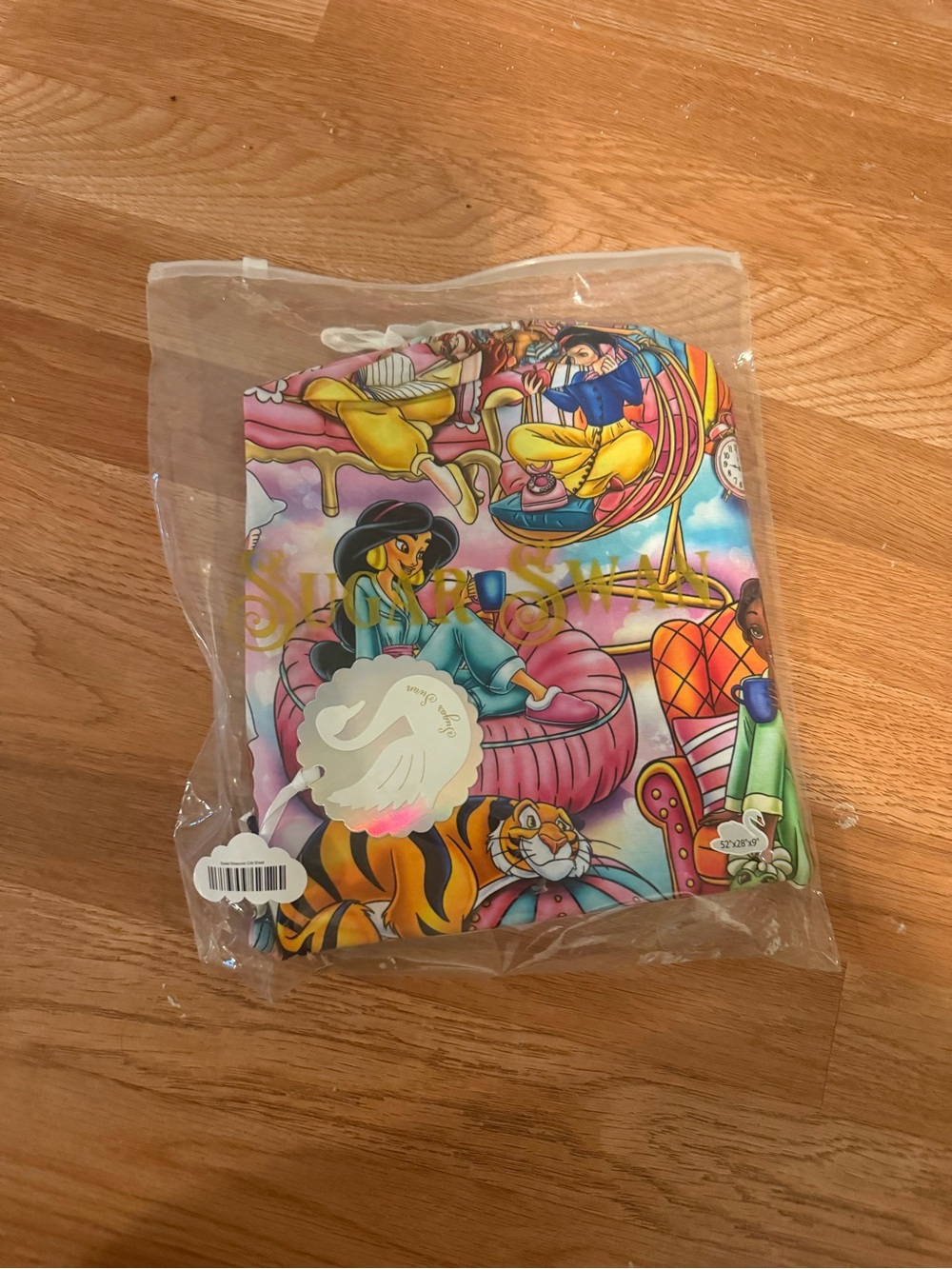 Sugar Swan Princess Sleepover Bamboo Crib Sheet *Brand New*
